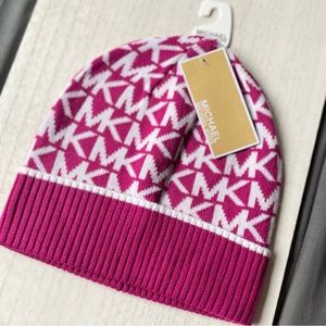 Michael Kors Pink Beanie Hat